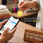 Custom NFC Instagram Keychain