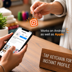Custom NFC Instagram Keychain