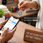 Custom NFC Instagram Keychain